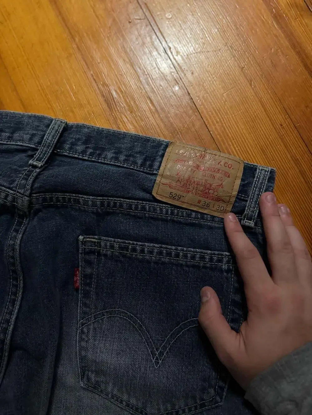 Levi's 529 Low Rise Straight Leg Jeans Men's Size 36x30